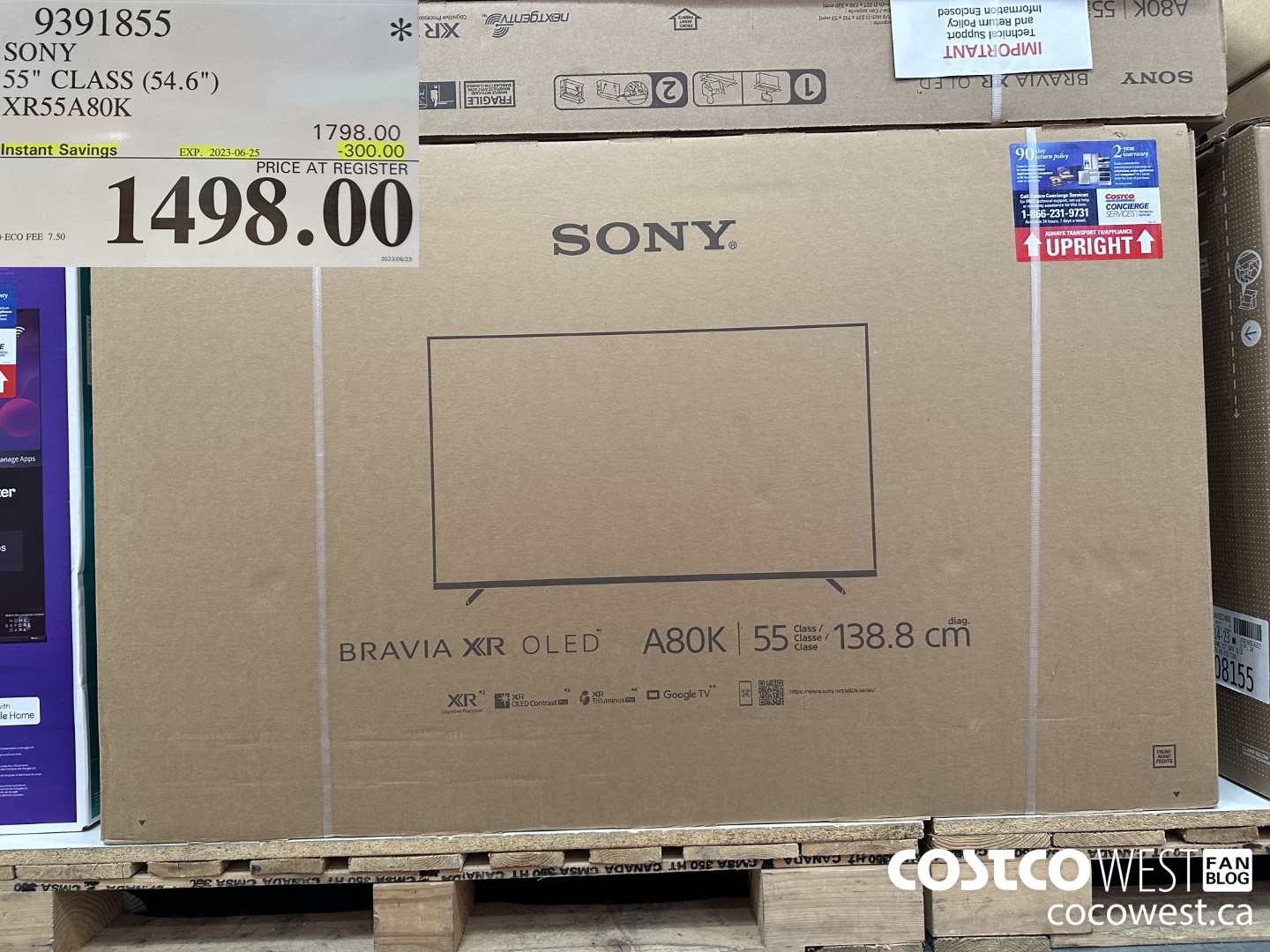 9391855 SONY 4K OLED 55
