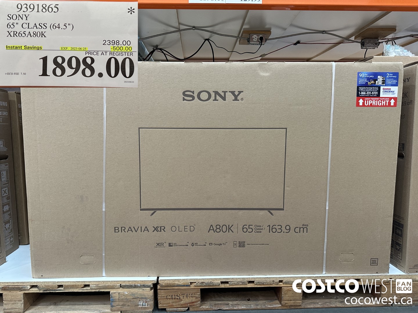 9391865 SONY 4K OLED 65