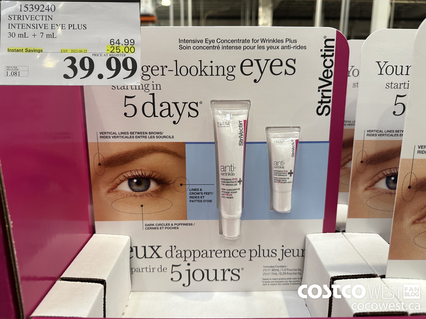 1539240 STIVECTIN INSENSITIVE EYE PLUS 30 ML + 7 ML ($25.00 INSTANT SAVINGS EXPIRES ON 2023-06-25) $39.99