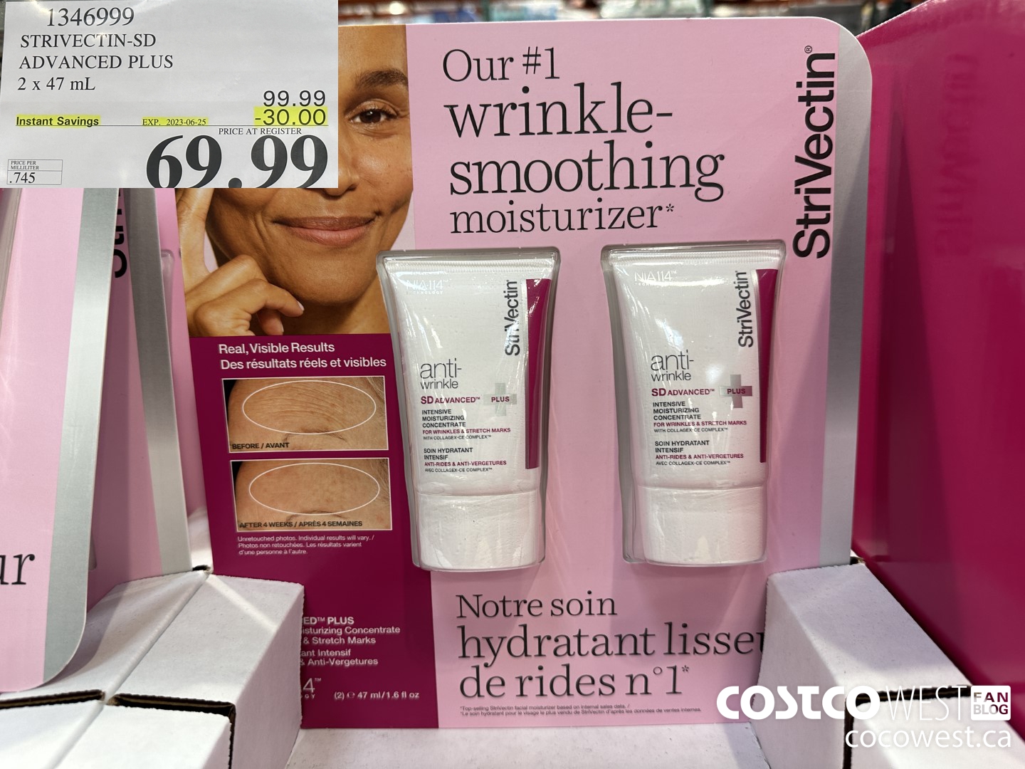 1346999 STRIVECTIN-SD ADVANCED PLUS 2 X 47 ML ($30.00 INSTANT SAVINGS EXPIRES ON 2023-06-25) $69.99