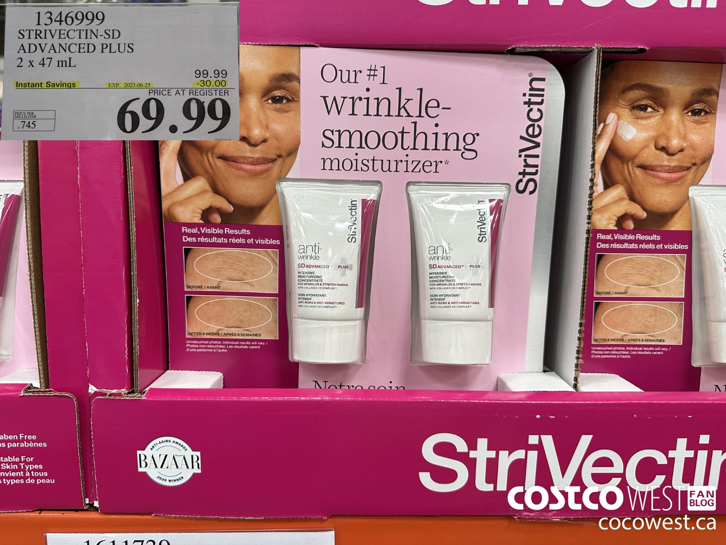 1346999 STRIVECTIN-SD ADVANCED PLUS 2 X 47 ML ($30.00 INSTANT SAVINGS EXPIRES ON 2023-06-25) $69.99