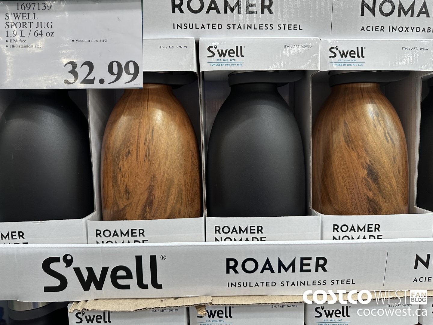 1697139 S'WELL SPORT JUG 1.9L / 64 OZ $32.99