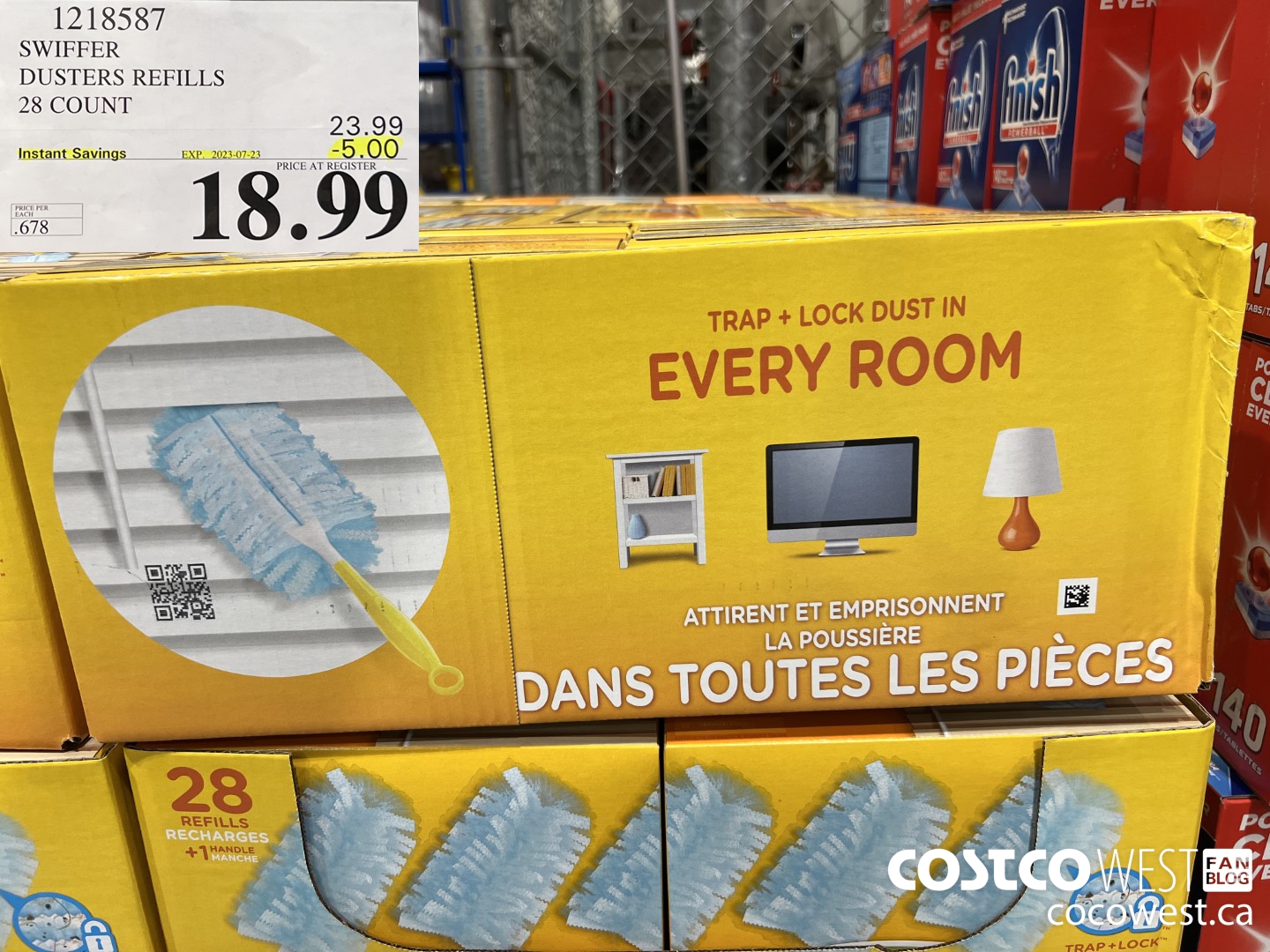 1218587 SWIFFER DUSTERS REFILLS 28 COUNT ($5.00 INSTANT SAVINGS EXPIRES ON 2023-07-23) $18.99