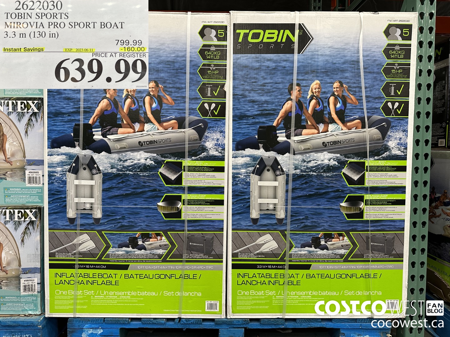 2622030 TOBIN SPORTS MIROVIA PRO SPORT BOAT 3. 3 m (130 in) ($160.00 INSTANT SAVINGS EXPIRES ON 2023-06-11) $639.99