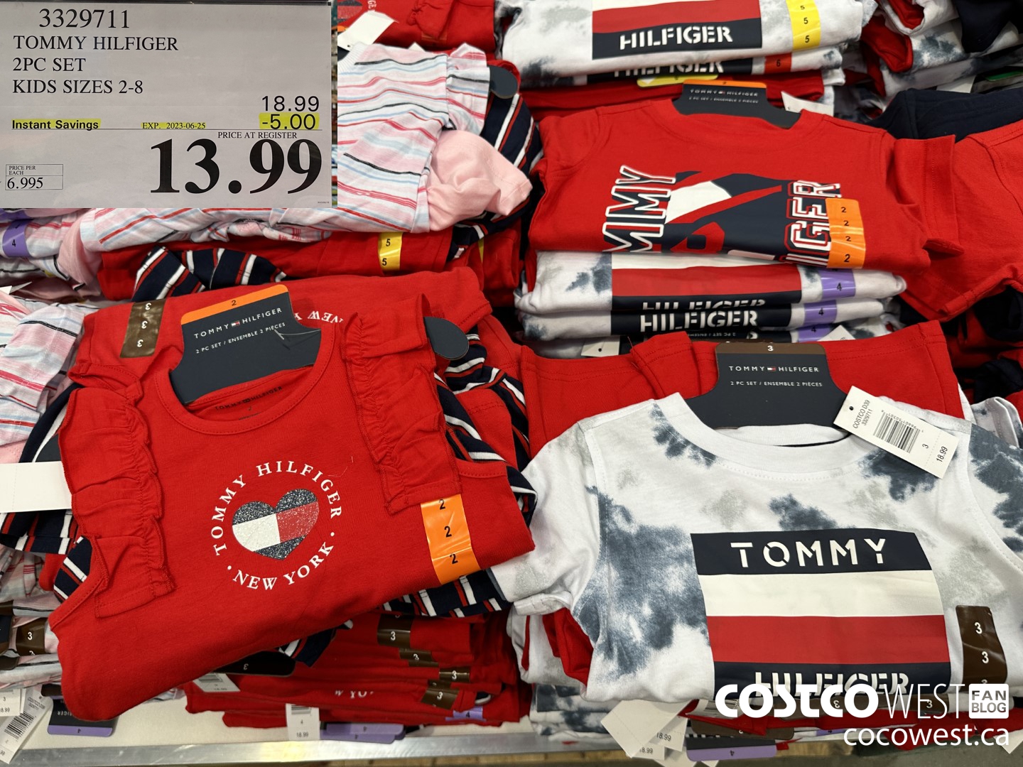 3329711 TOMMY HILFIGER 2PC SET KIDS SIZES 2-8 ($5.00 INSTANT SAVINGS EXPIRES ON 2023-06-25) $13.99