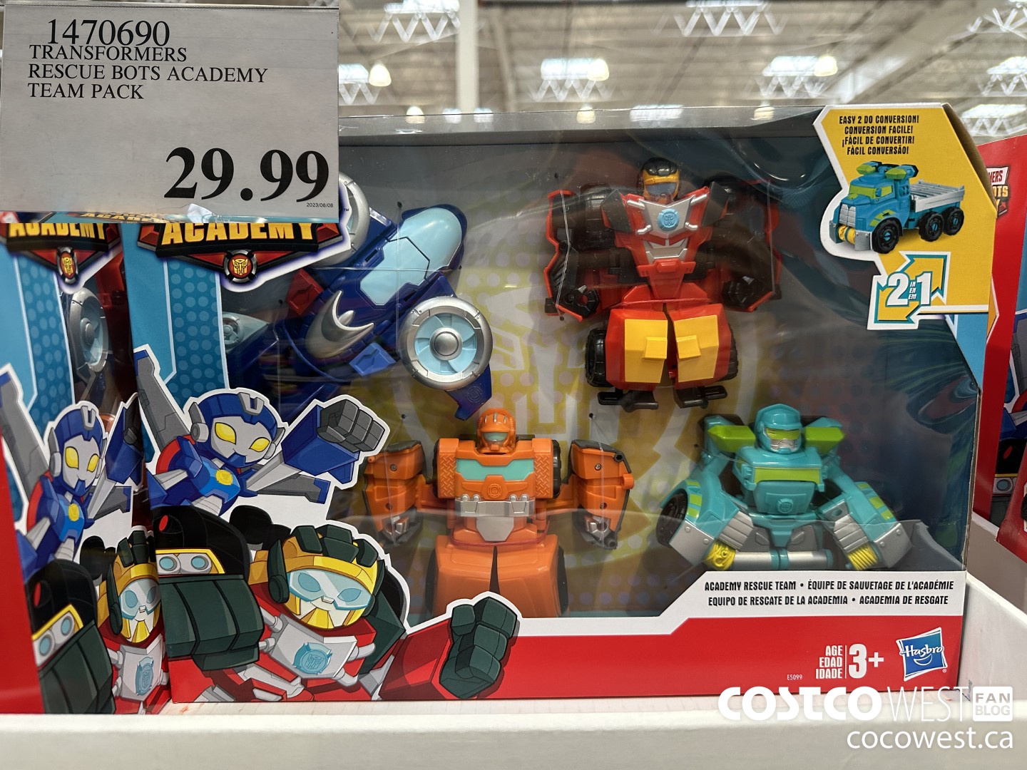 1470690 TRANSFORERS RESCUE BOTS ACADEMY TEAM PACK $29.99