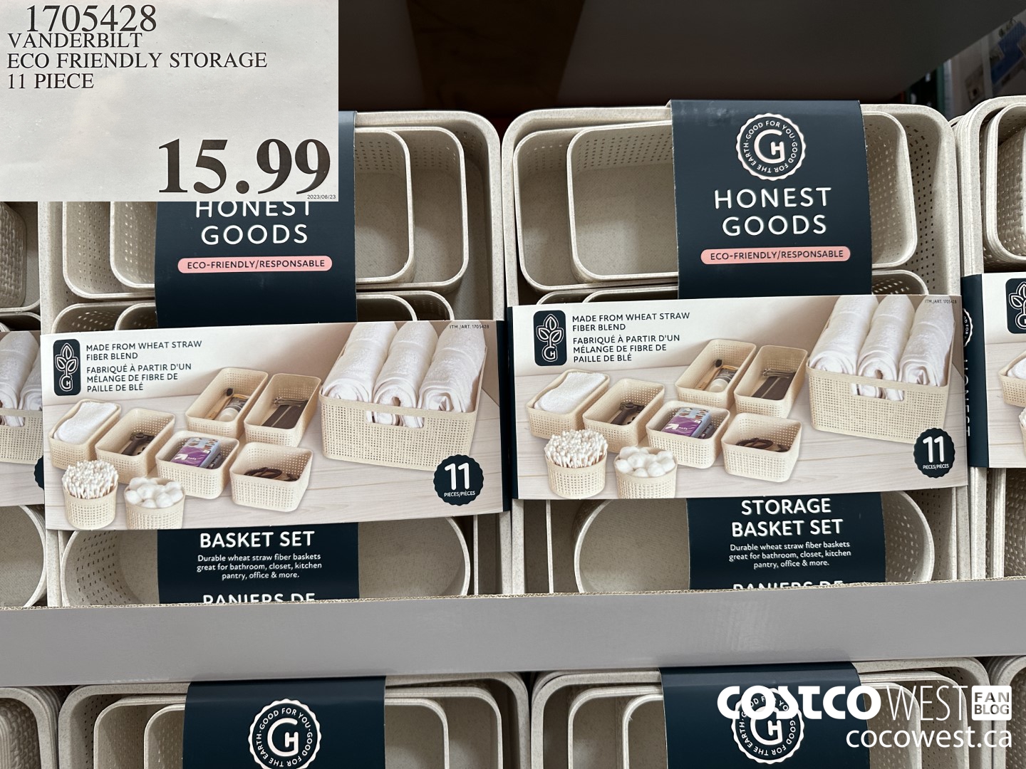 1705428 VANDERBILT ECO FRIENDLY STORAGE 11 PIECE $15.99