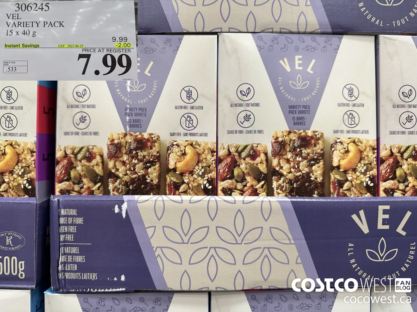 306245 VEL VARIETY PACK 15 x 40g ($2.00 INSTANT SAVINGS EXPIRES ON 2023-06-25) $7.99