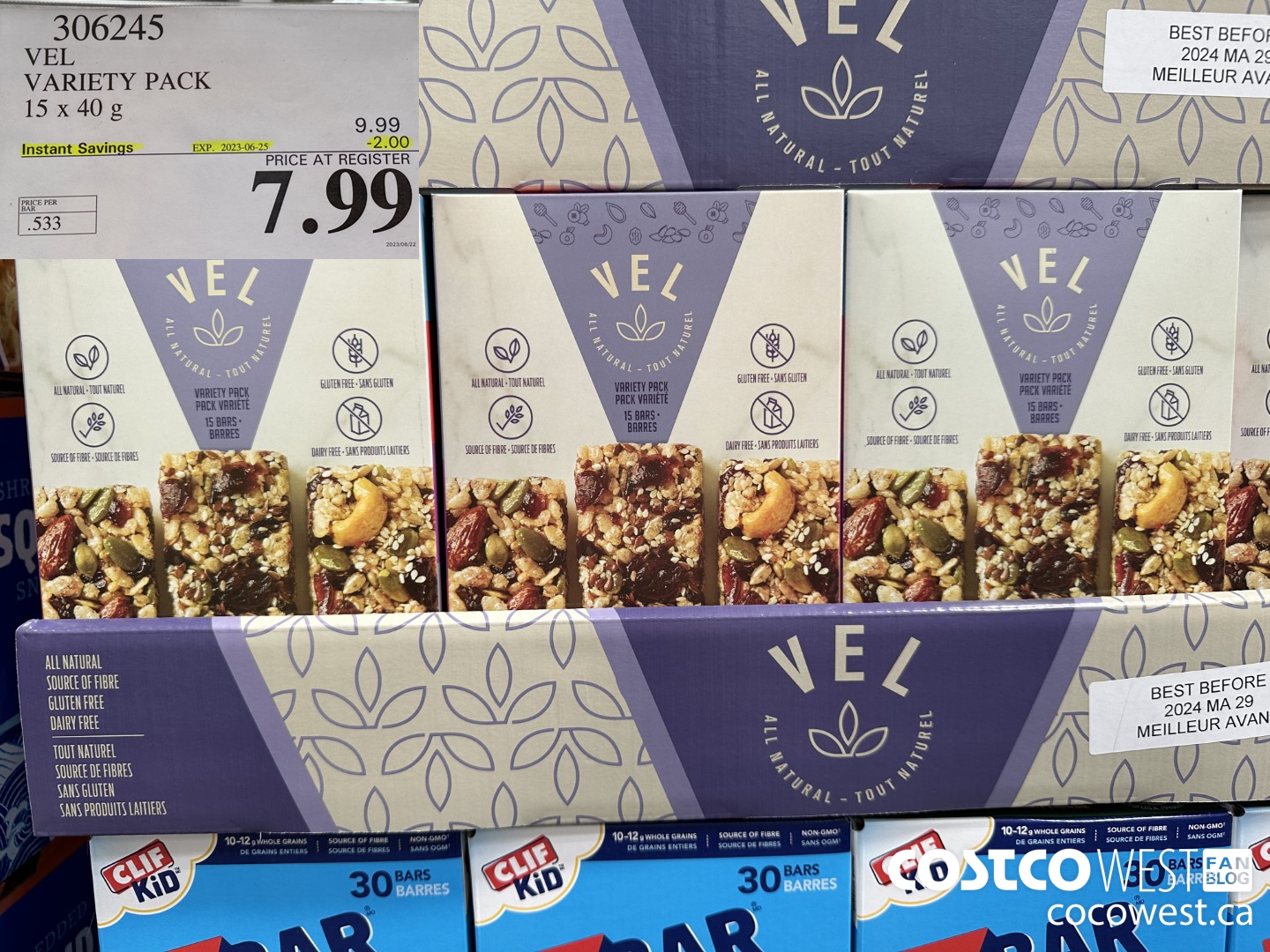 306245 VEL VARIETY PACK 15 x 40g ($2.00 INSTANT SAVINGS EXPIRES ON 2023-06-25) $7.99