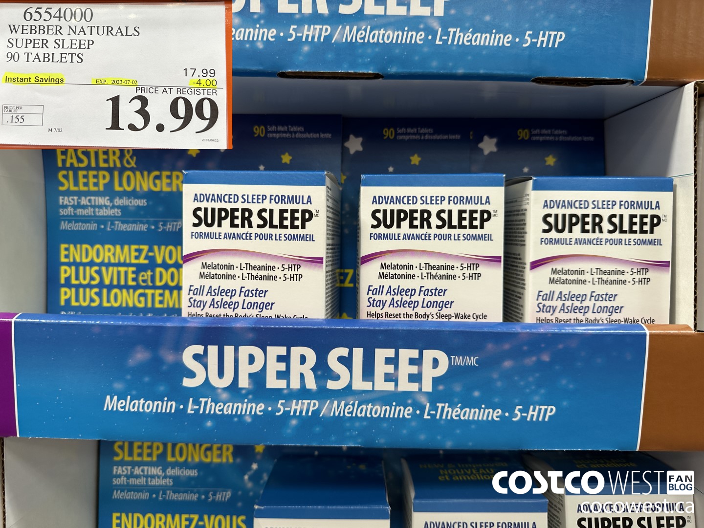 6554000 WEBBER NATURALS SUPER SLEEP 90 TABLETS ($4.00 INSTANT SAVINGS EXPIRES ON 2023-07-02) $13.99