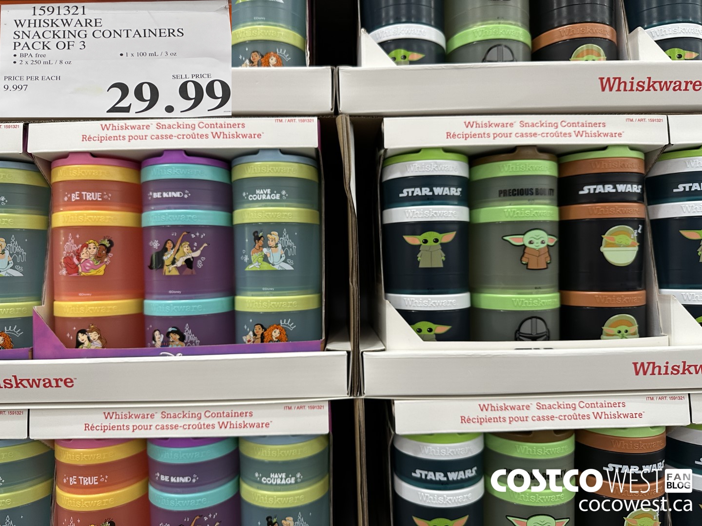 1591321 WHISKWARE SNACKING CONTAINERS PACK OF 3 $29.99