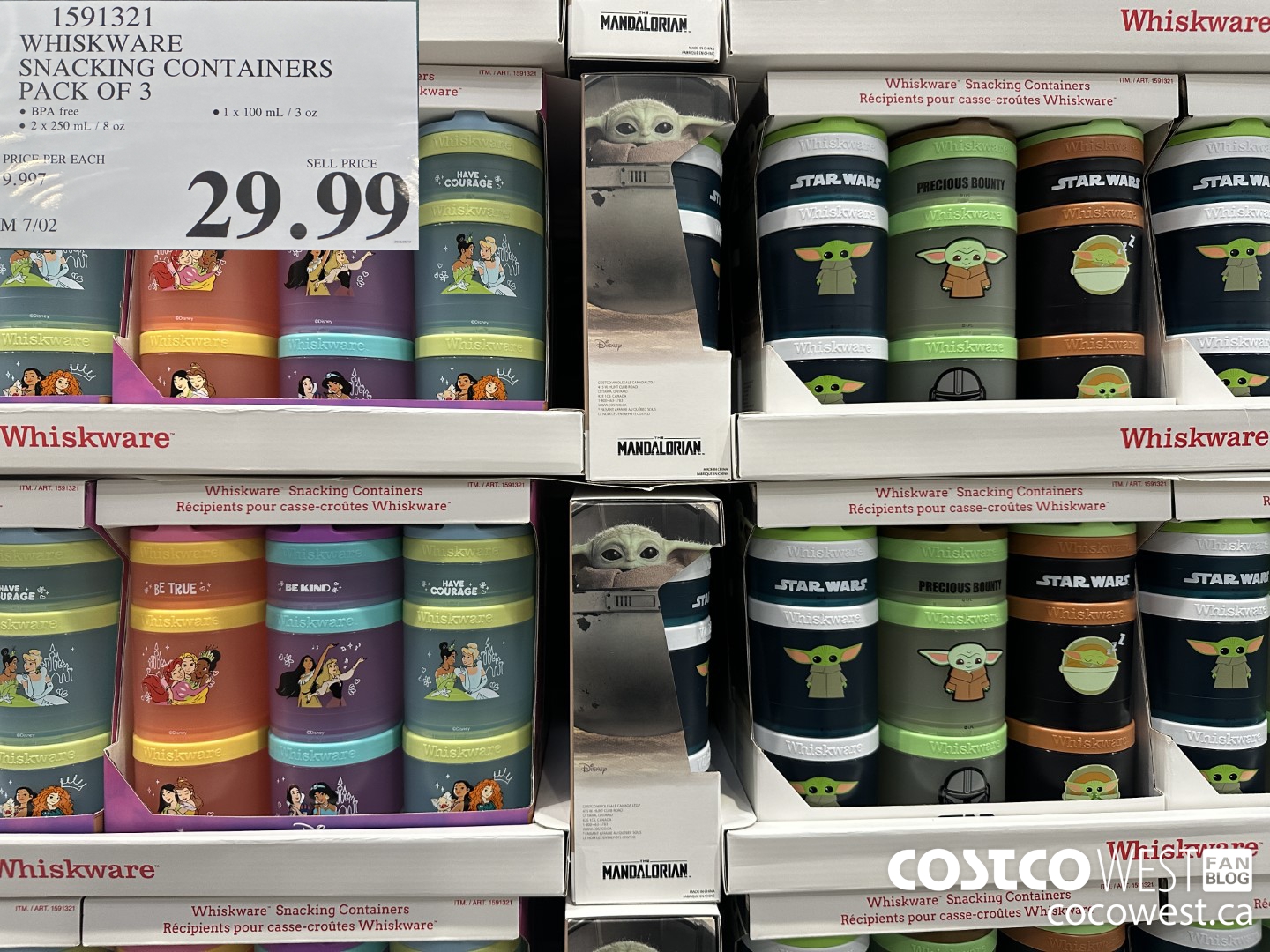 1591321 WHISKWARE SNACKING CONTAINERS PACK OF 3 $29.99