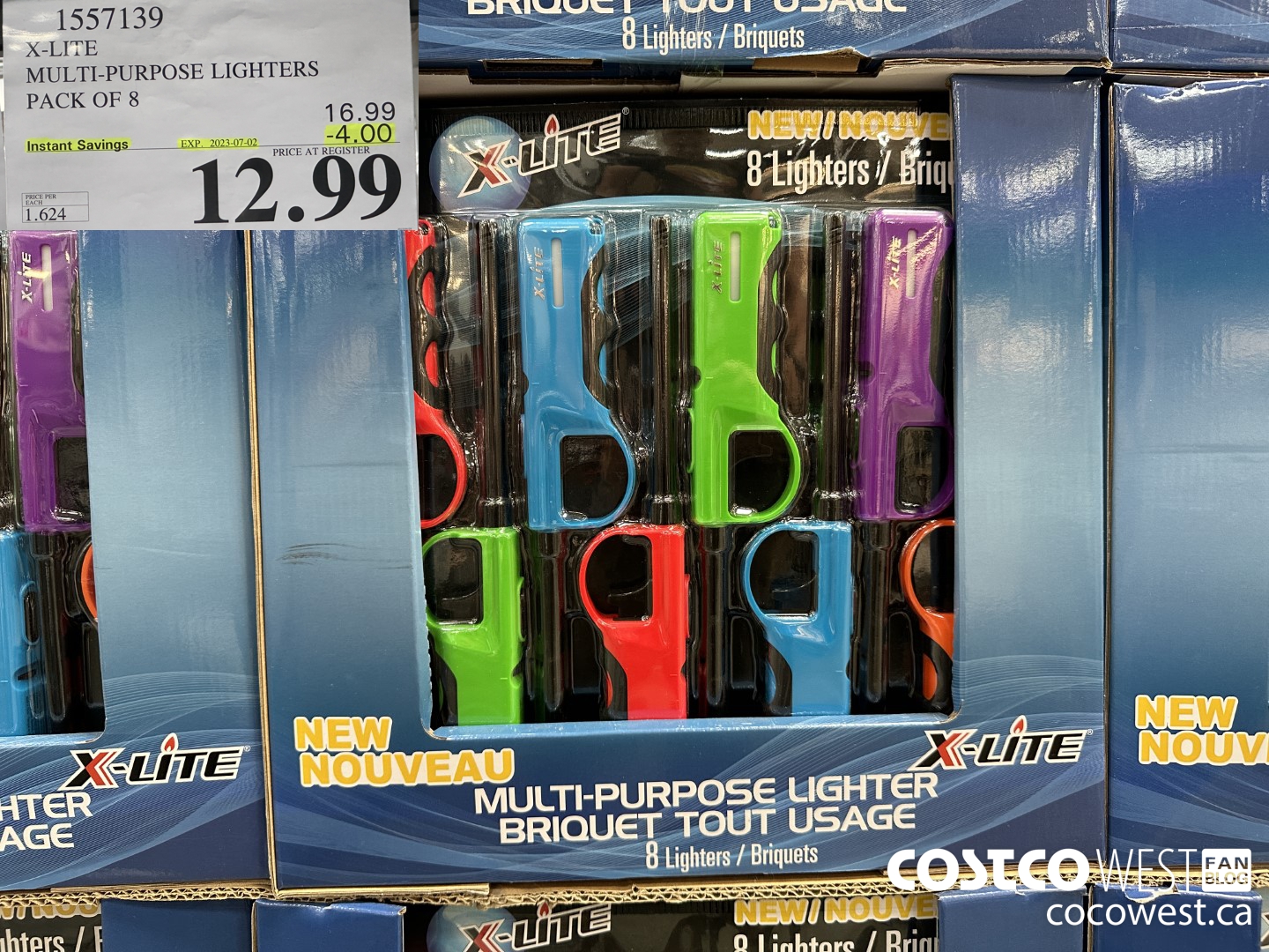 1557139 XLITE MULTI-PURPOSE LIGHTERS PACK OF 8 ($4.00 INSTANT SAVINGS EXPIRES ON 2023-07-02) $12.99
