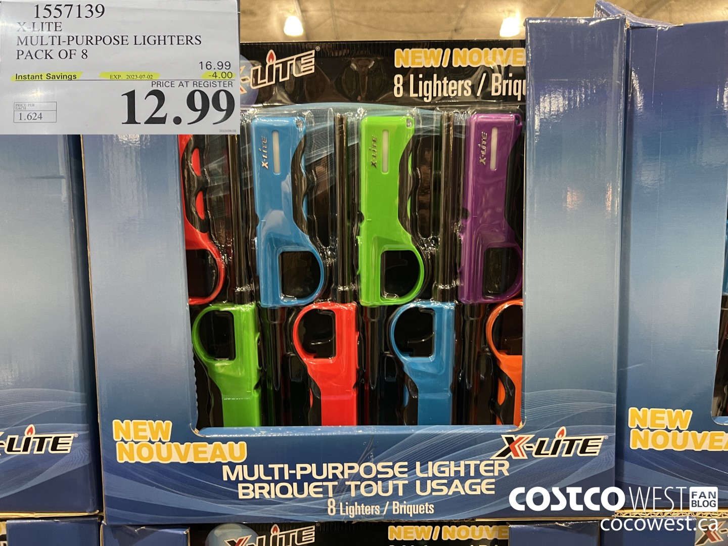 1557139 XLITE MULTI-PURPOSE LIGHTERS PACK OF 8 ($4.00 INSTANT SAVINGS EXPIRES ON 2023-07-02) $12.99