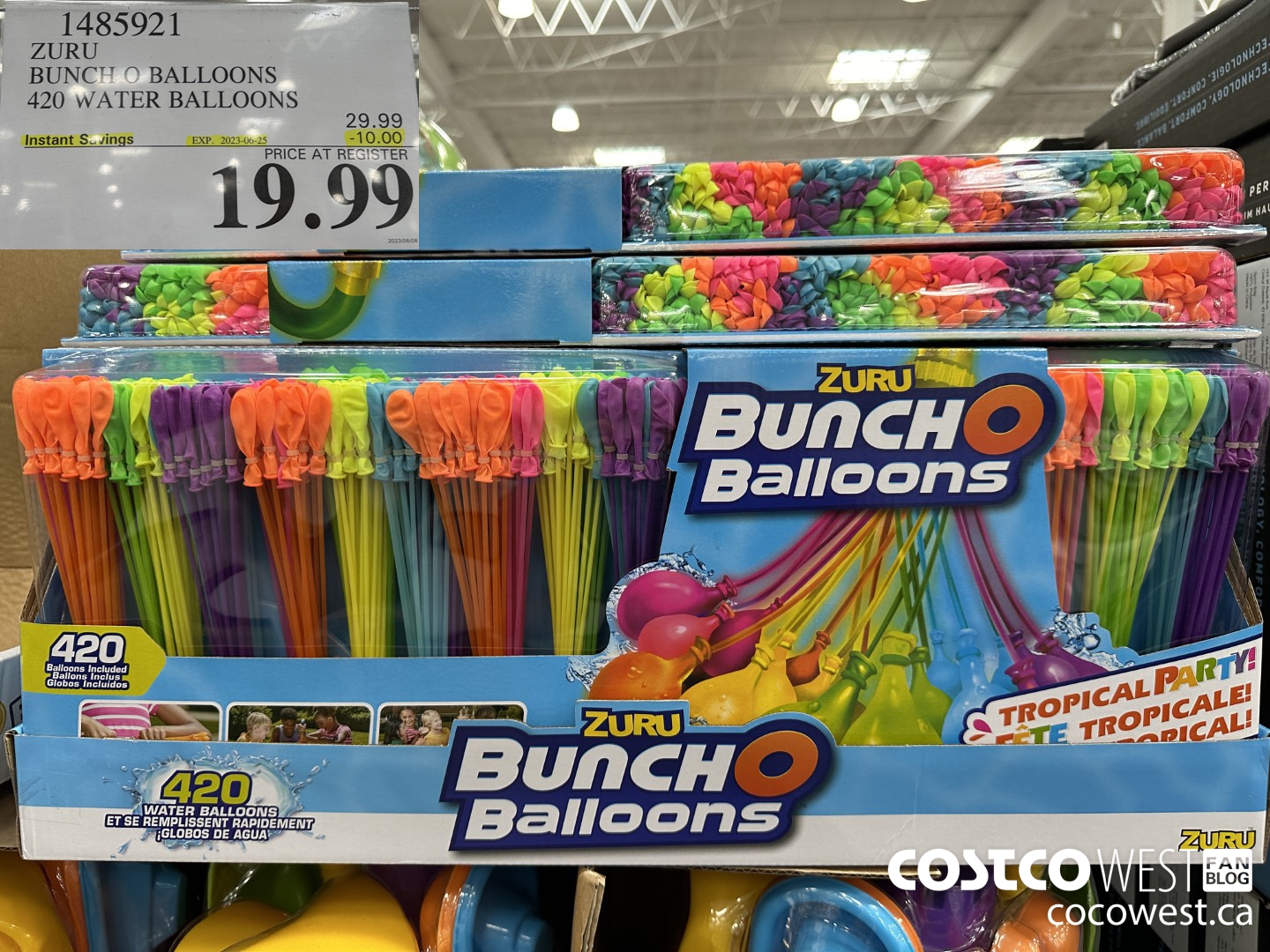 1485921 ZURU BUNCH O BALLOONS 420 WATER BALLOONS ($10.00 INSTANT SAVINGS EXPIRES ON 2023-06-25) $19.99