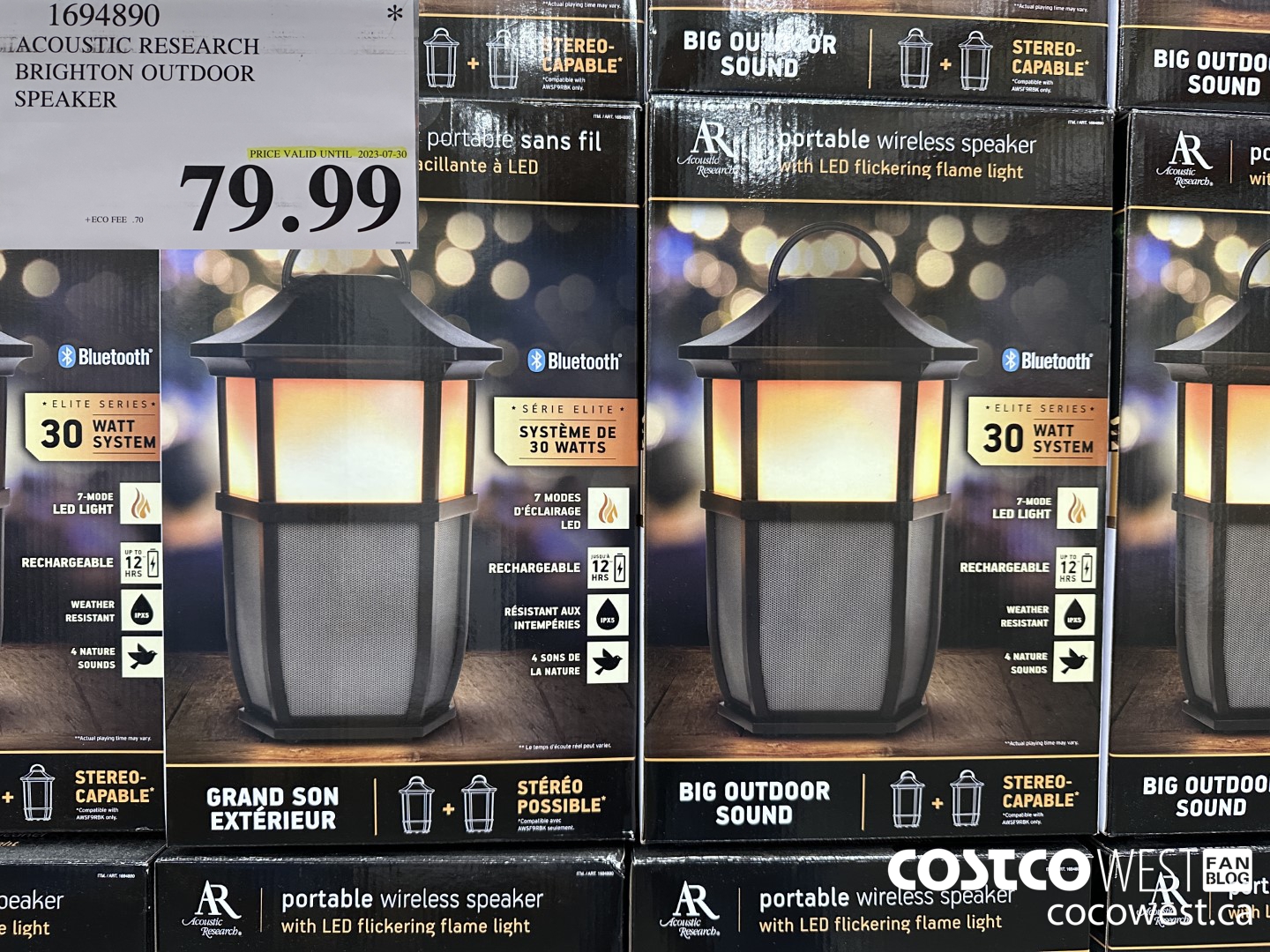 1694890 ACOUSTIC RESEARCH BRIGHTON OUTDOOR SPEAKER (EXPIRES ON 2023-07-30) $79.99