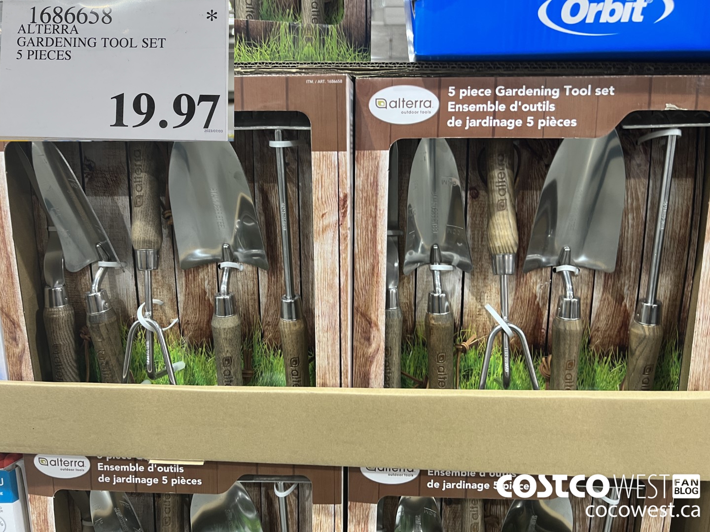 1686658 ALTERRA GARDENING TOOL SET 5 PIECES  $19.97