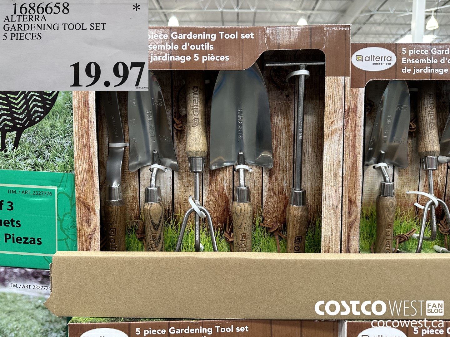 1686658 ALTERRA GARDENING TOOL SET 5 PIECES  $19.97