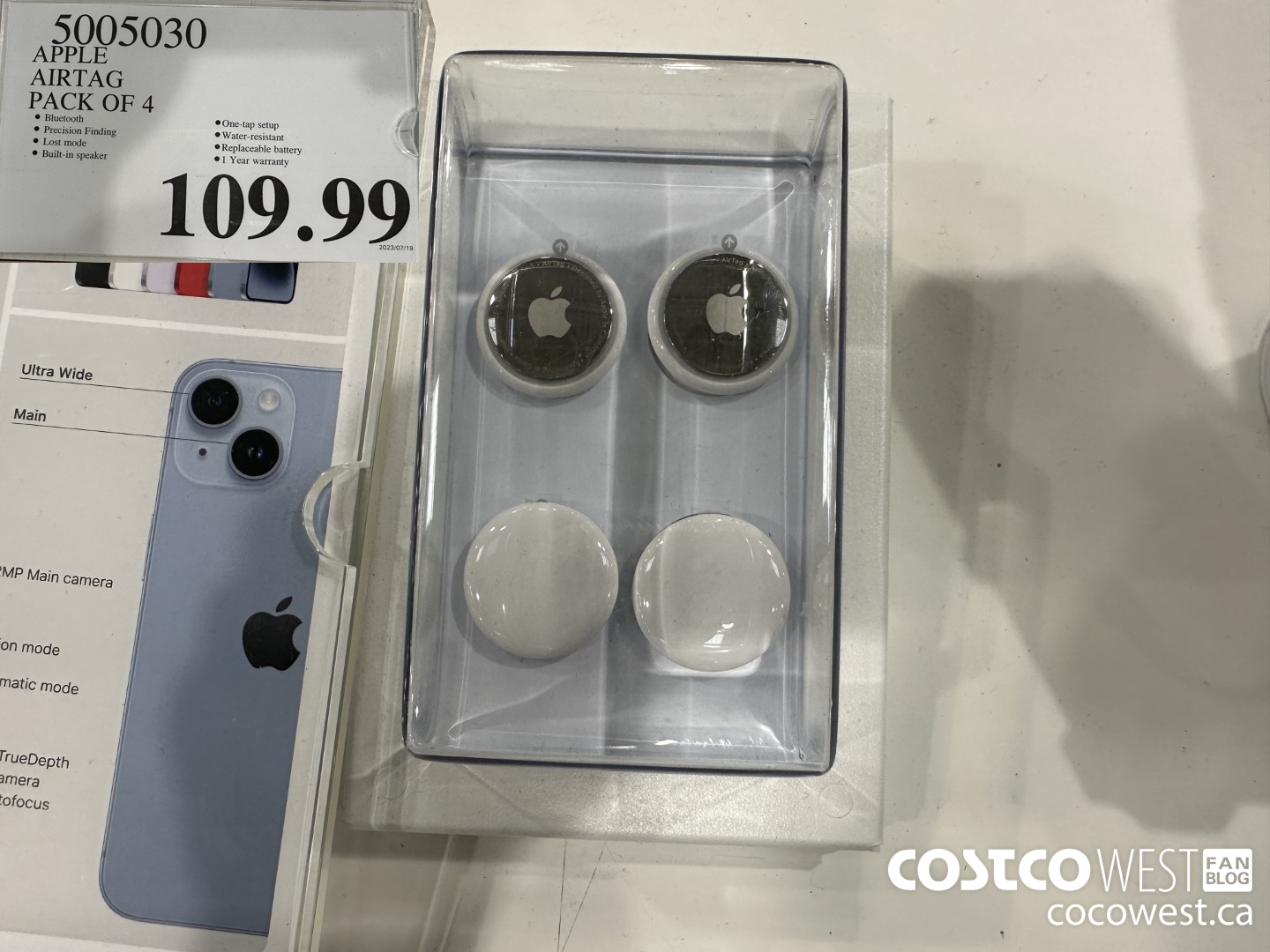 5005030 APPLE AIRTAG PACK OF 4 $109.99