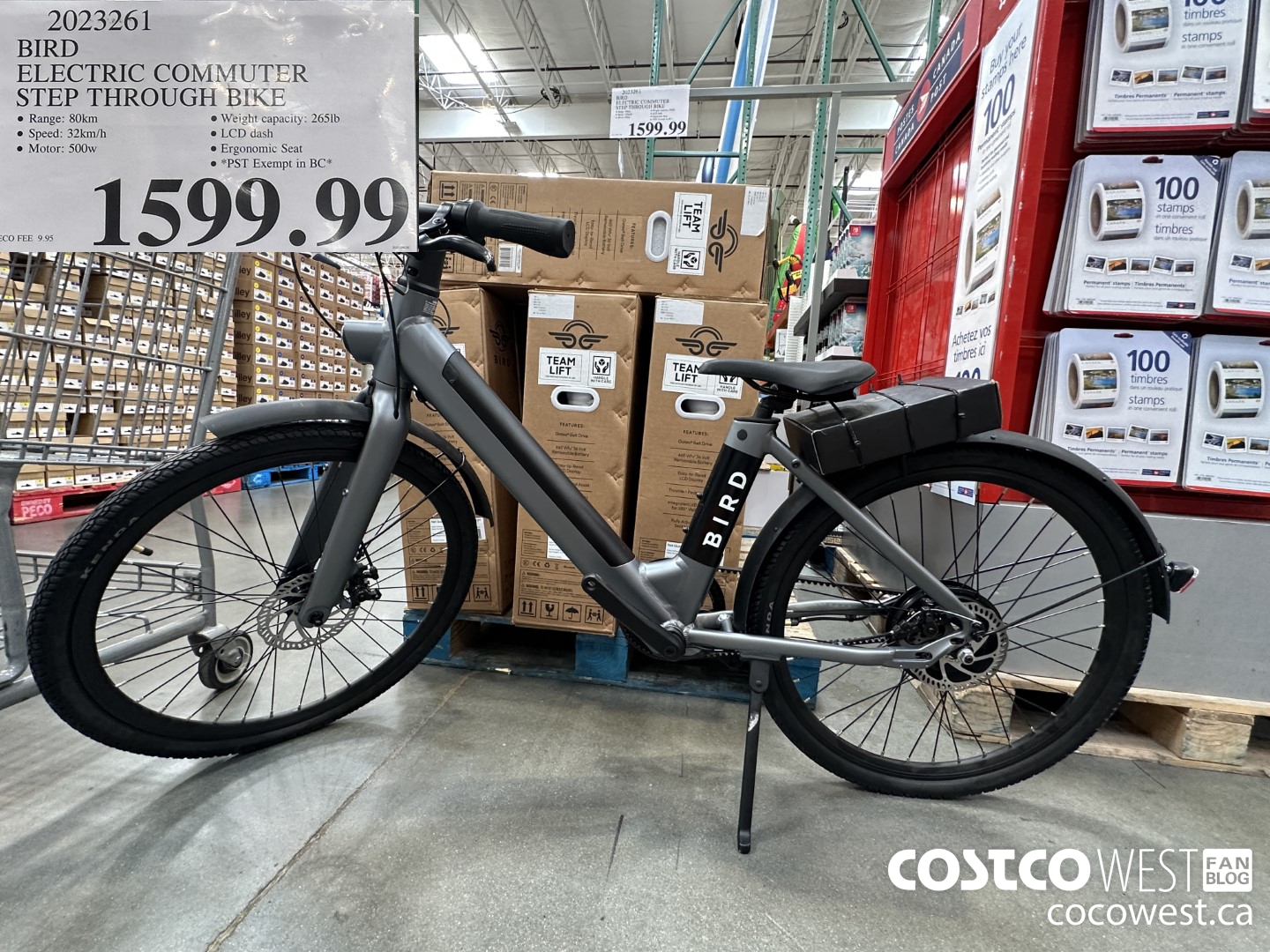 2023261 BIRD ELECTRIC COMMUTER STEP THROUGH BIKE $1599.99