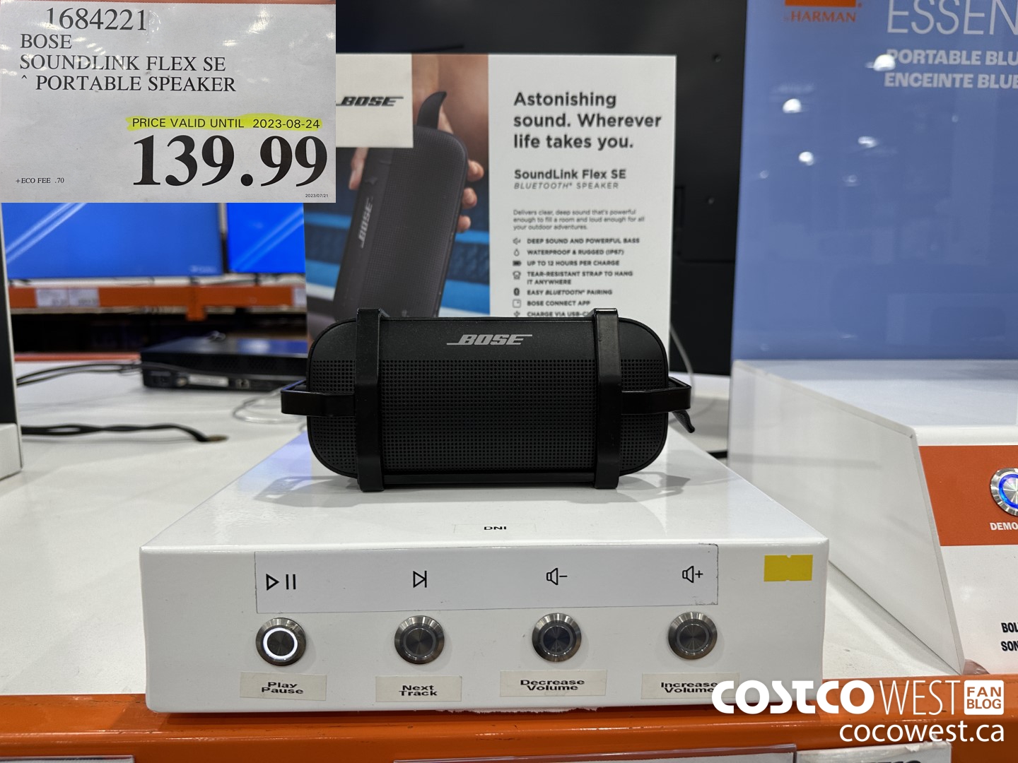 1684221 BOSE SOUNDLINK PORTABLE SPEAKER FLEX SE (EXPIRES ON 2023-08-24) $139.99