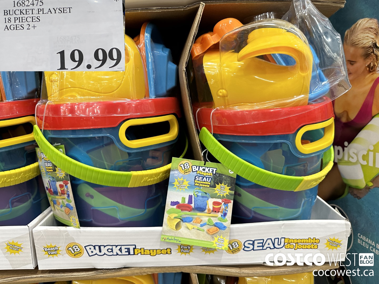 1682475 BUCKET PLAYSET 18 PIECES AGES 2+ $19.99