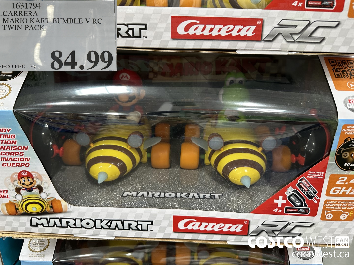 1631794 CARRERA MARIO KART BUMBLE V RC TWIN PACK $84.99