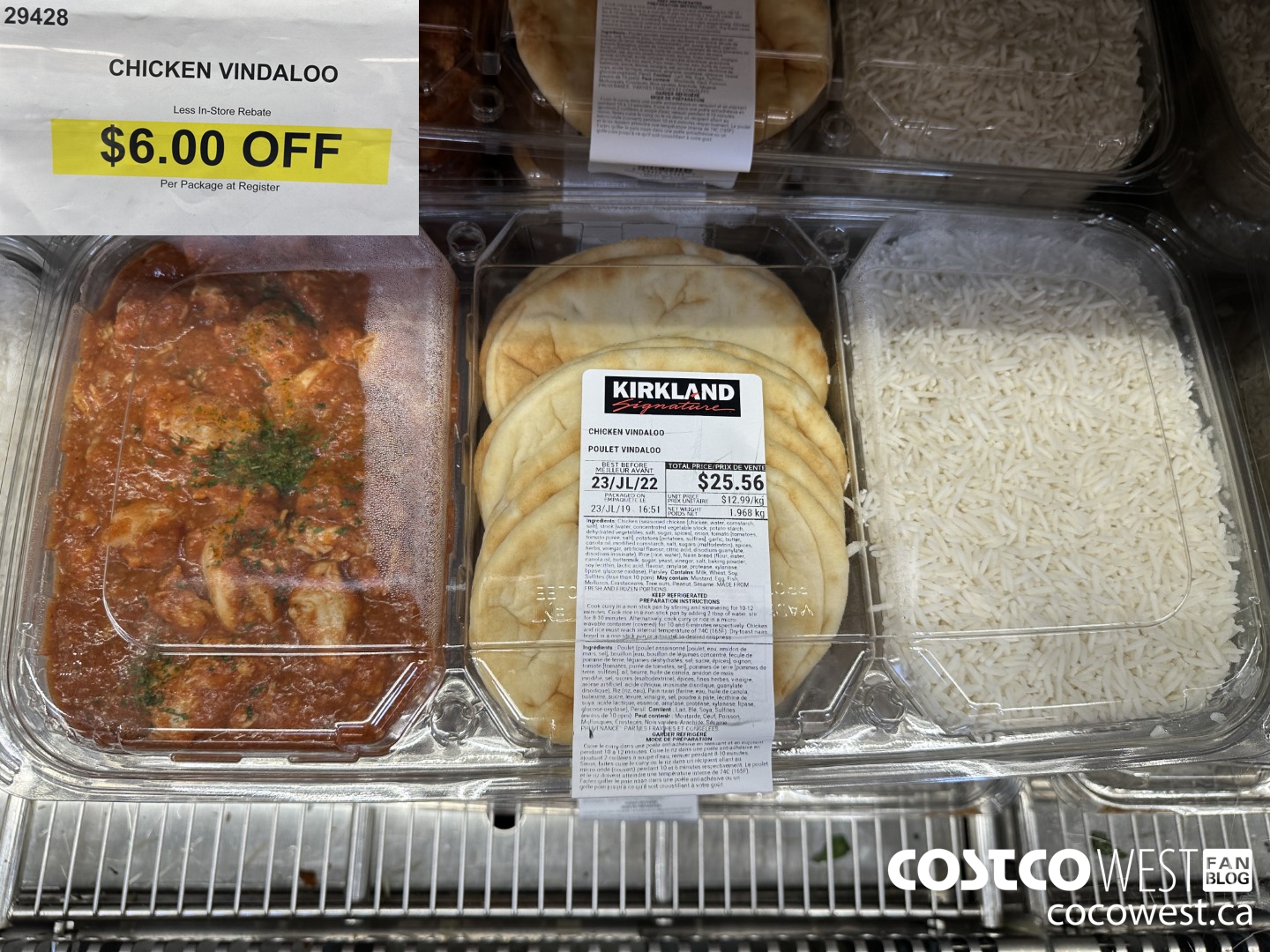 29428 CHICKEN VINDALOO ($6.00 INSTANT SAVINGS)