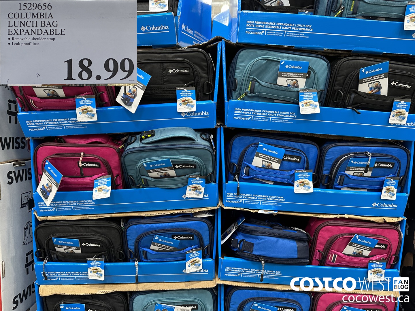 1529656 COLUMBIA LUNCH BAG EXPANDABLE $18.99