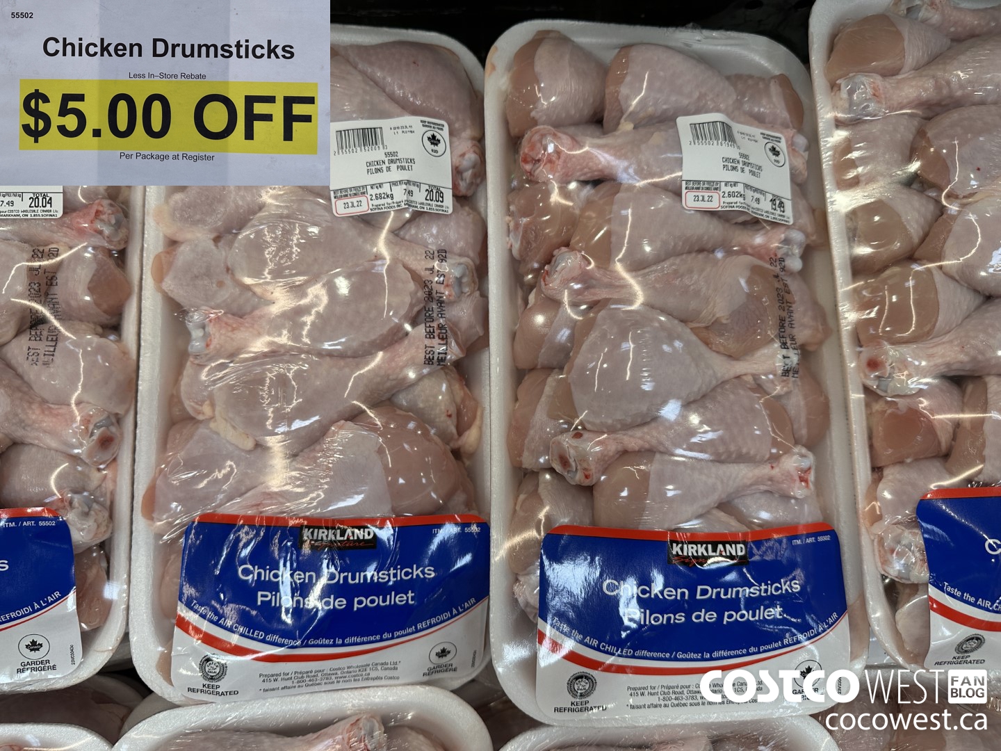 55502 Chicken Drumsticks  ($5.00 INSTANT SAVINGS)