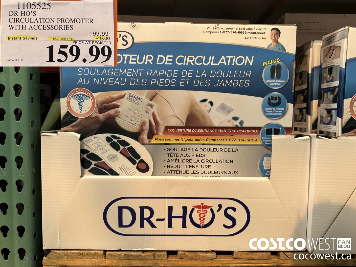 1105525 DR-HO'S CIRCULATION PROMOTER WITH ACCESSORIES ($40.00 INSTANT SAVINGS EXPIRES ON 2023-07-23) $159.99