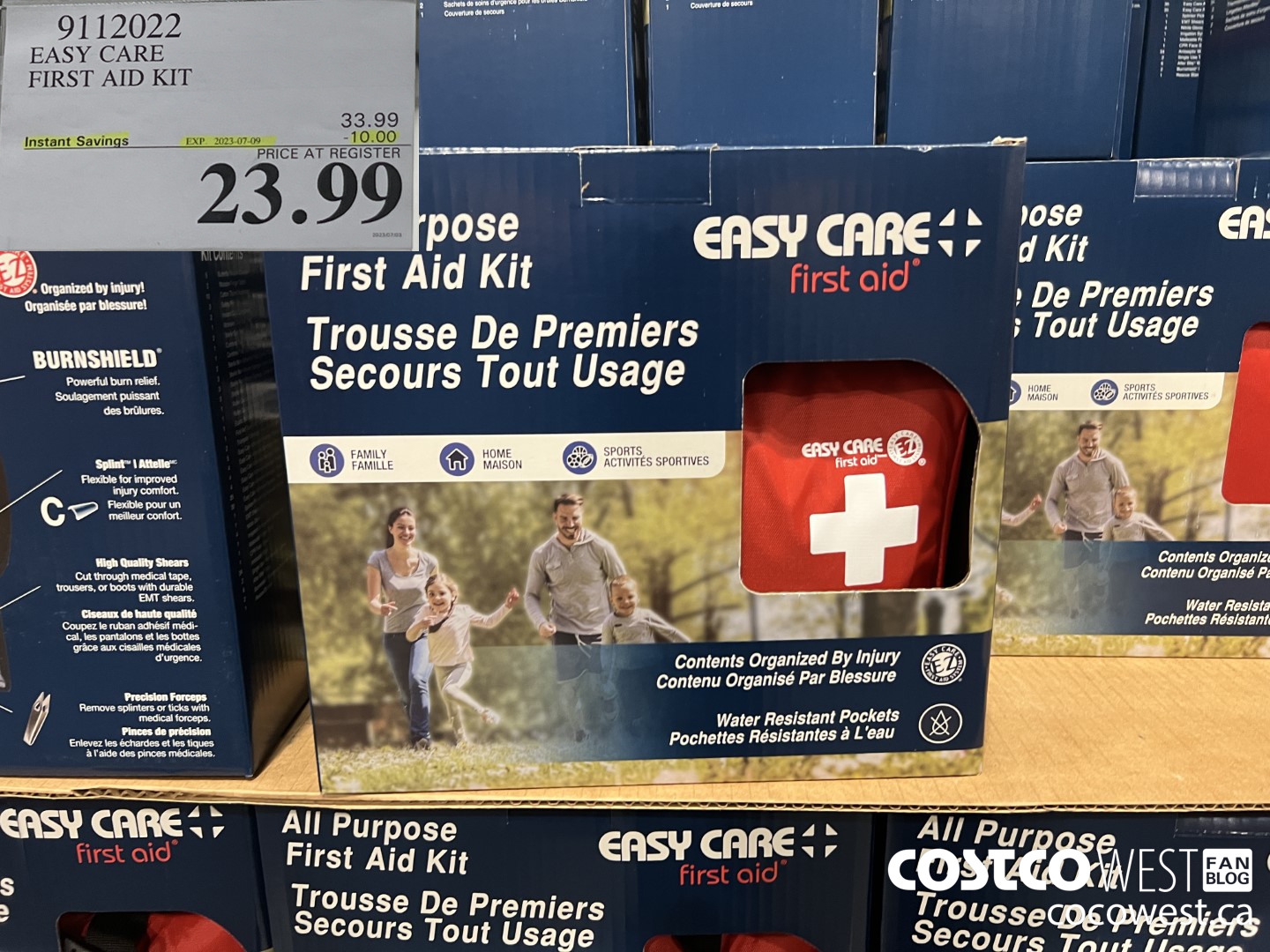 9112022 EASY CARE FIRST AID KIT ($10.00 INSTANT SAVINGS EXPIRES ON 2023-07-09) $23.99