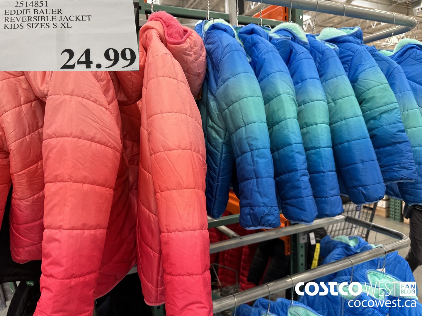 2514851 EDDIE BAUER REVERSIBLE JACKET KIDS SIZES S-XL  $24.99