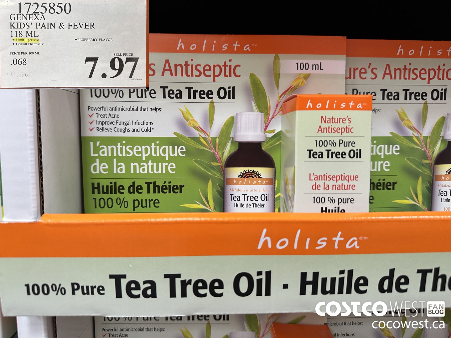 1725850 GENEXA KIDS' PAIN & FEVER 118 ML $7.97