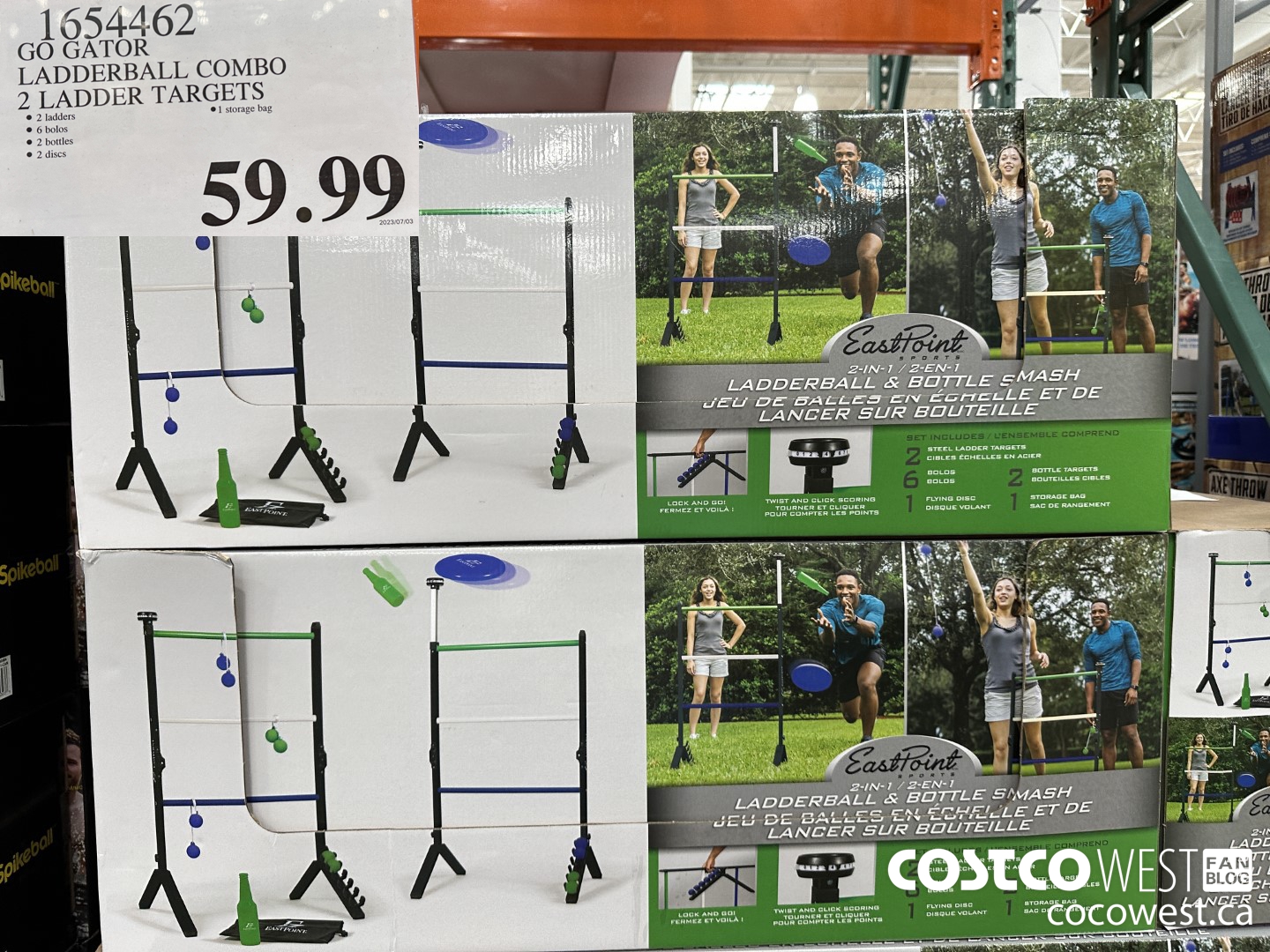 1654462 GO GATOR LADDERBALL COMBO 2 LADDER TARGETS $59.99