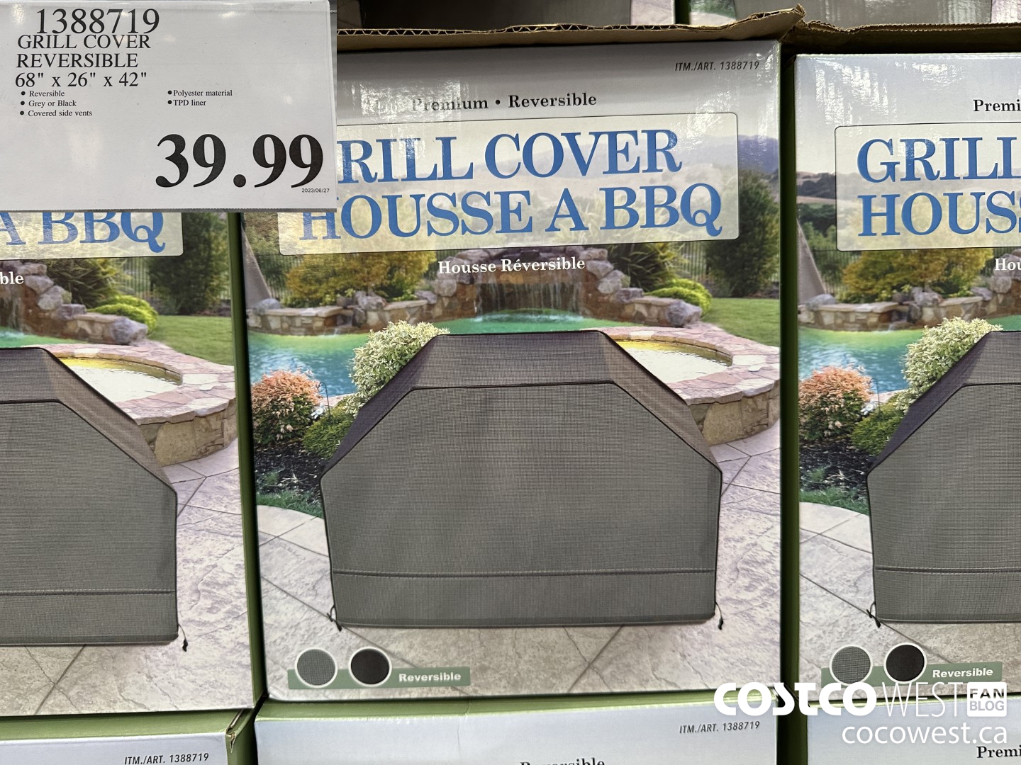 1388719 GRILL COVER REVERSIBLE 68