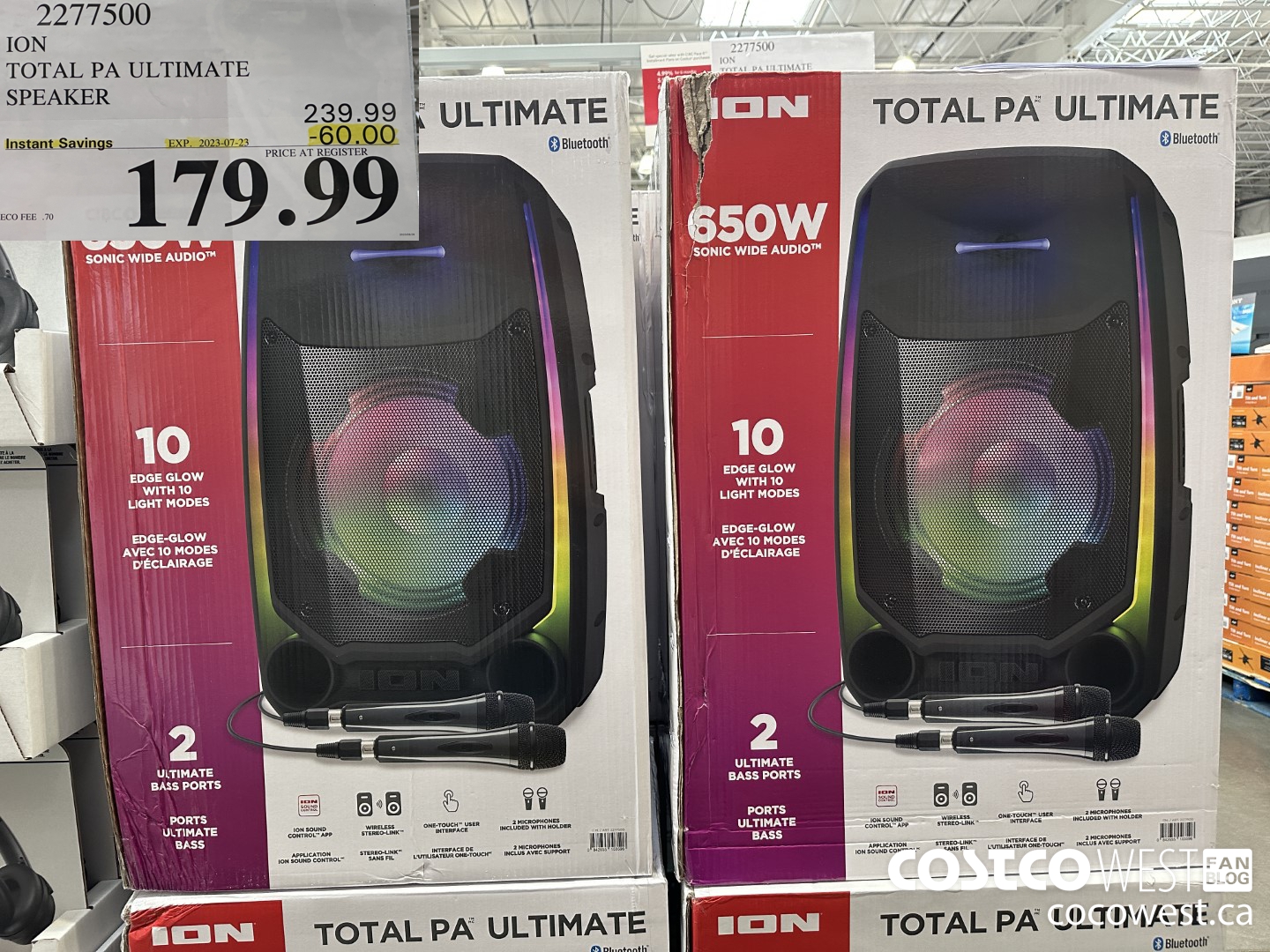 2277500 ION TOTAL PA ULTIMATE SPEAKER ($60.00 INSTANT SAVINGS EXPIRES ON 2023-07-23) $179.99