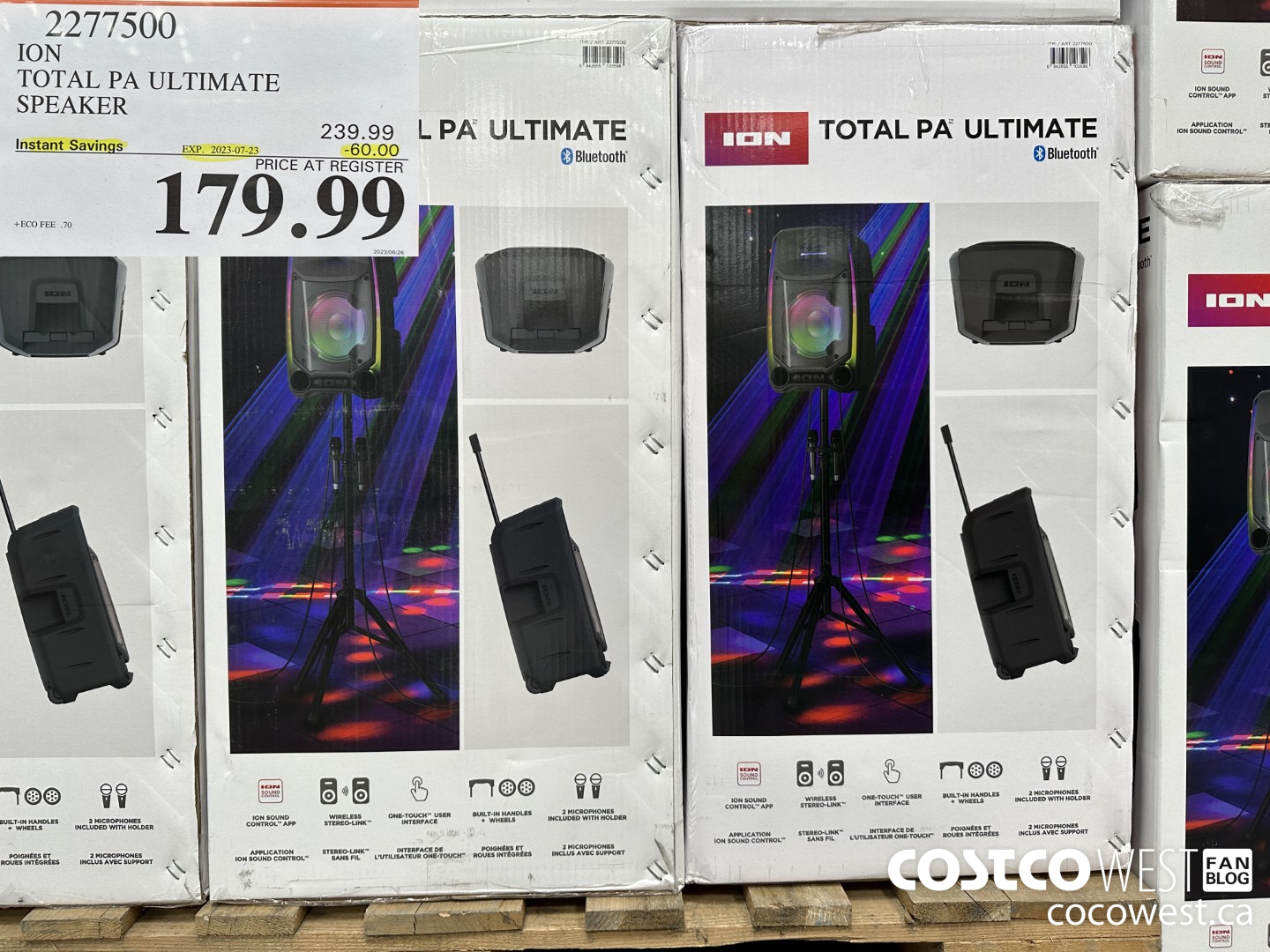 2277500 ION TOTAL PA ULTIMATE SPEAKER ($60.00 INSTANT SAVINGS EXPIRES ON 2023-07-23) $179.99