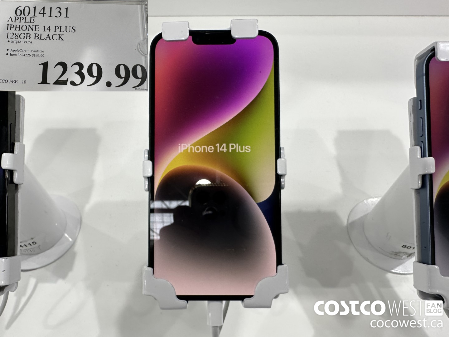 6014131 IPHONE 14 PLUS 128GB BLACK MQ4A3VC/A $1239.99