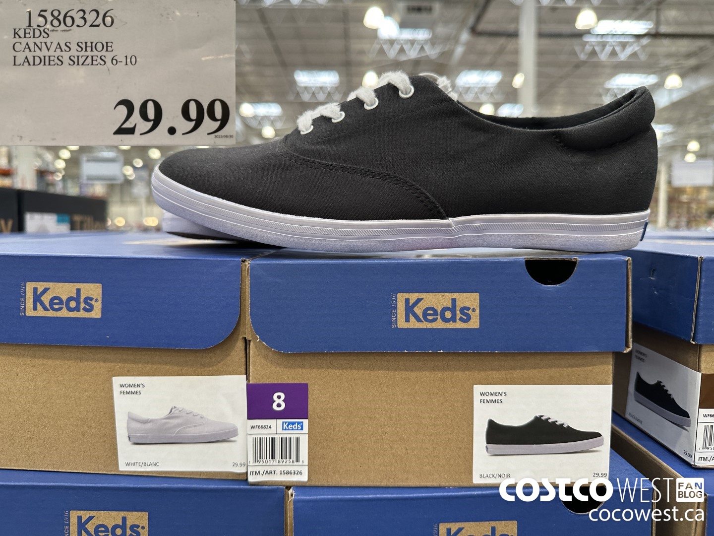 1586326 KEDS CANVAS SHOE LADIES SIZES 6-10 $29.99