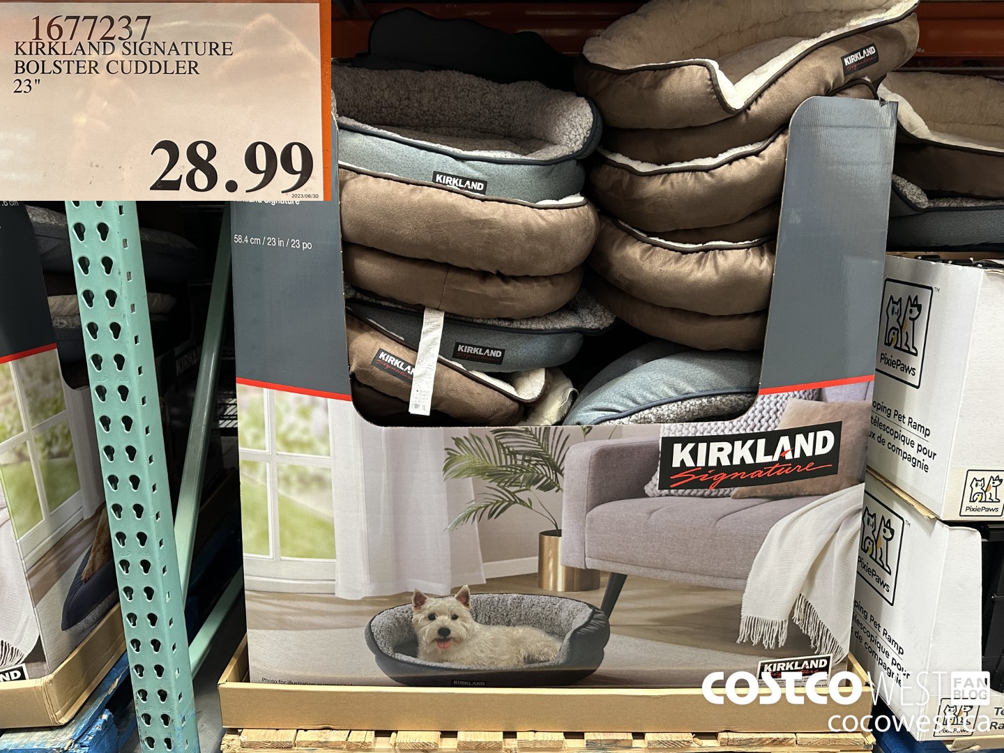 1677237 KIRKLAND SIGNATURE BOLSTER CUDDLER 23