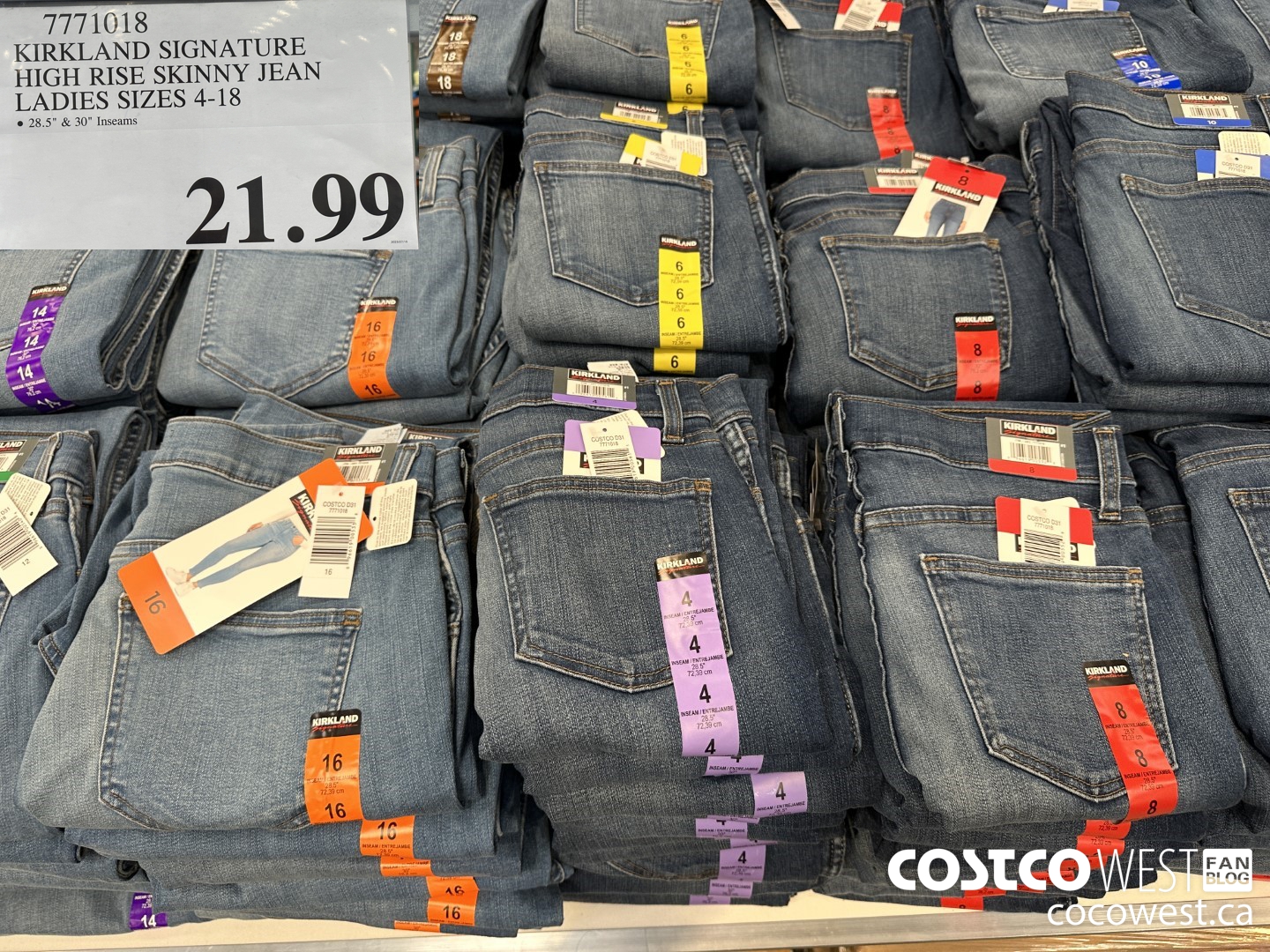 Costco discount skinny jeans