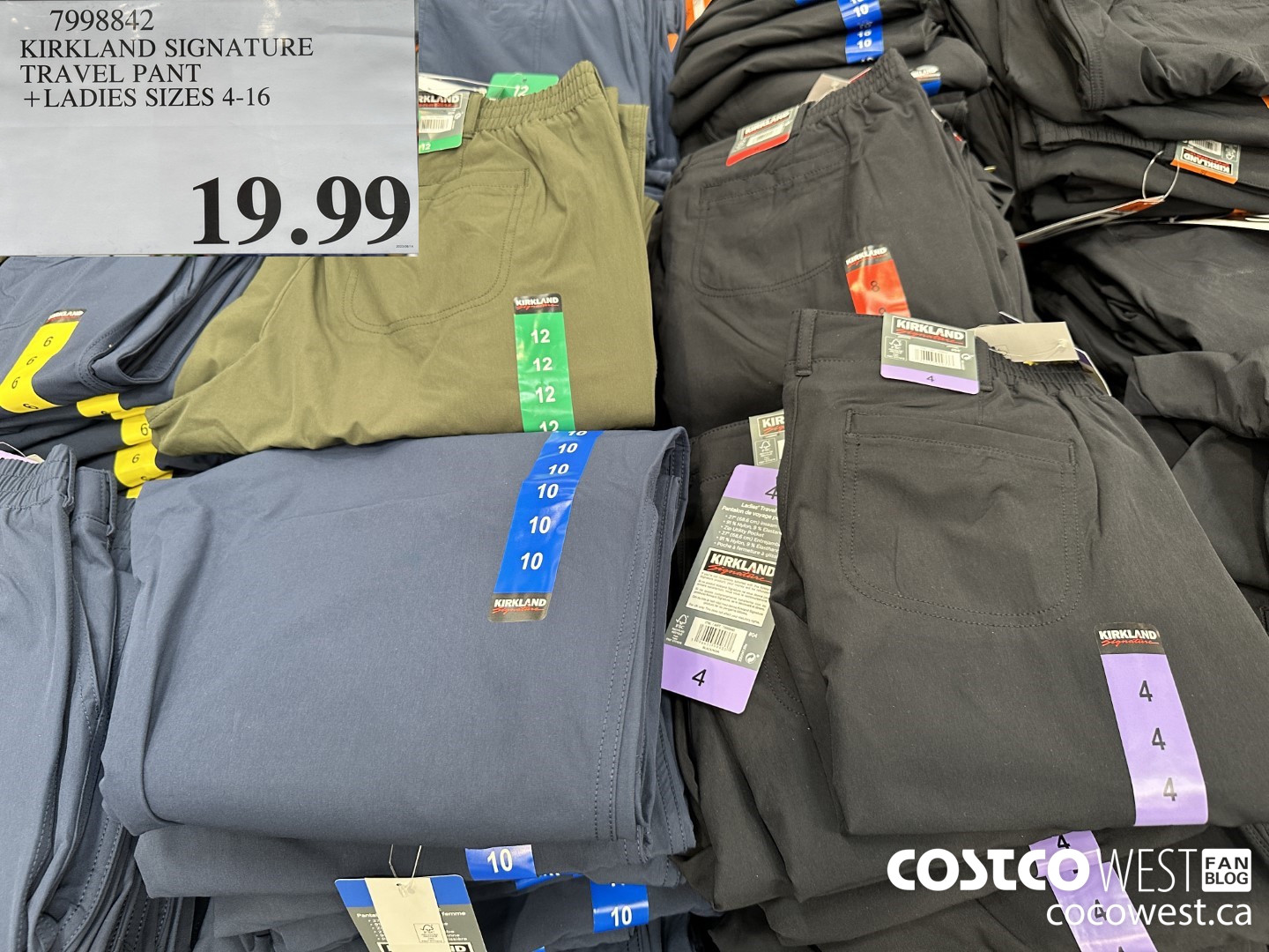 🥰 CUTE Ladies' Travel Pants are at Costco! Super comfy with a zip utility  pocket! Choose from three colors for $15.99 each! #costco…