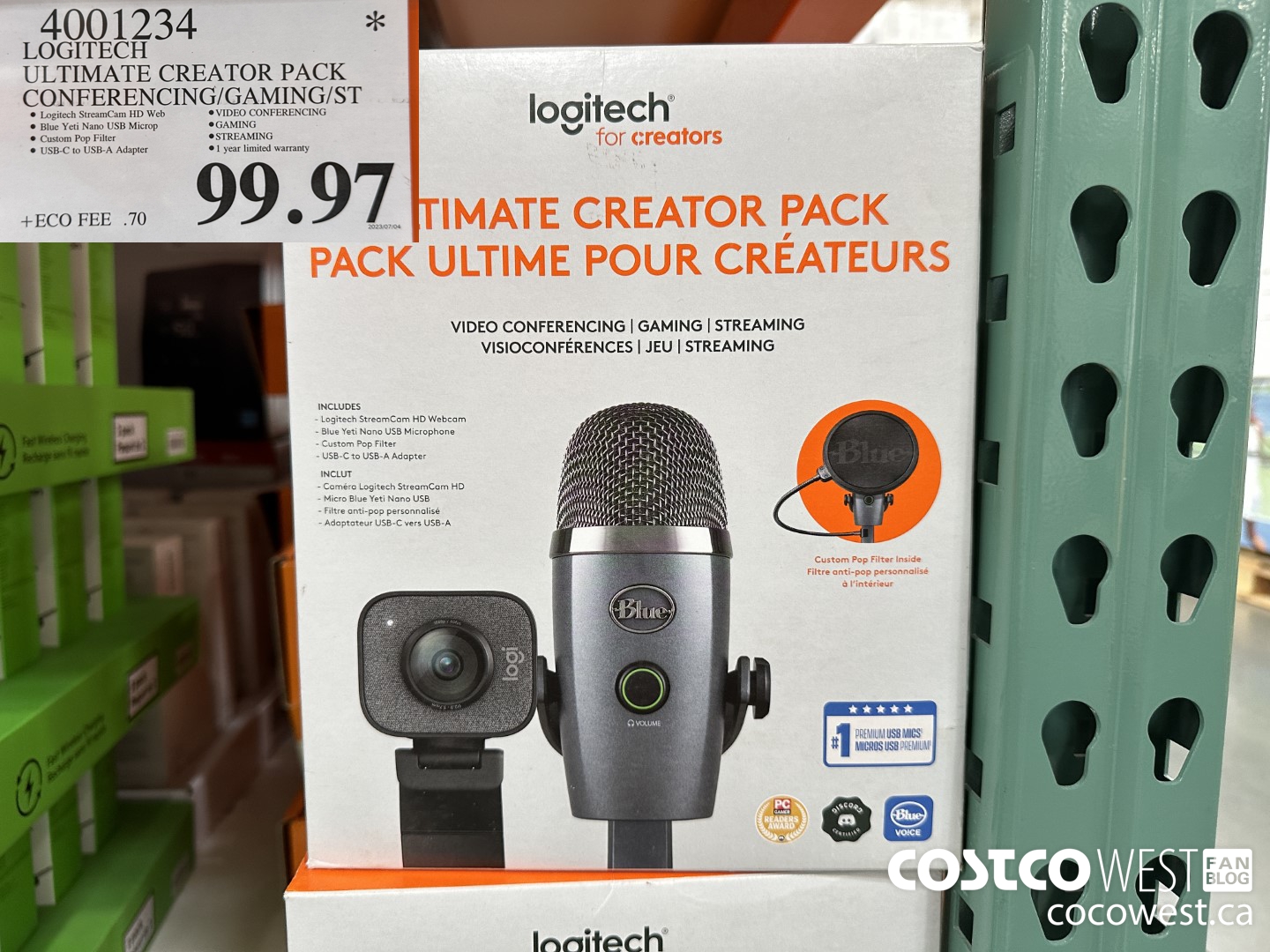 4001234 LOGITECH ULTIMATE CREATOR PACK CONFERENCING/GAMING/ST $99.97