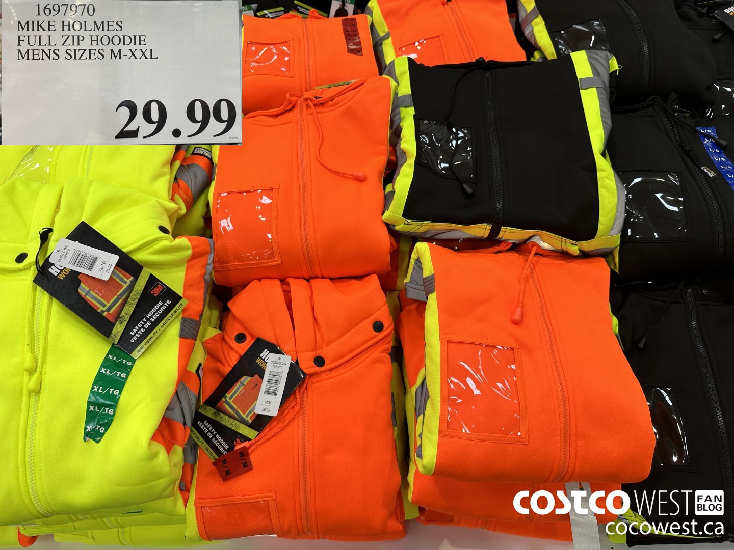 1697970 MIKE HOLMES FULL ZIP HOODIE MENS SIZES M-XXL $29.99