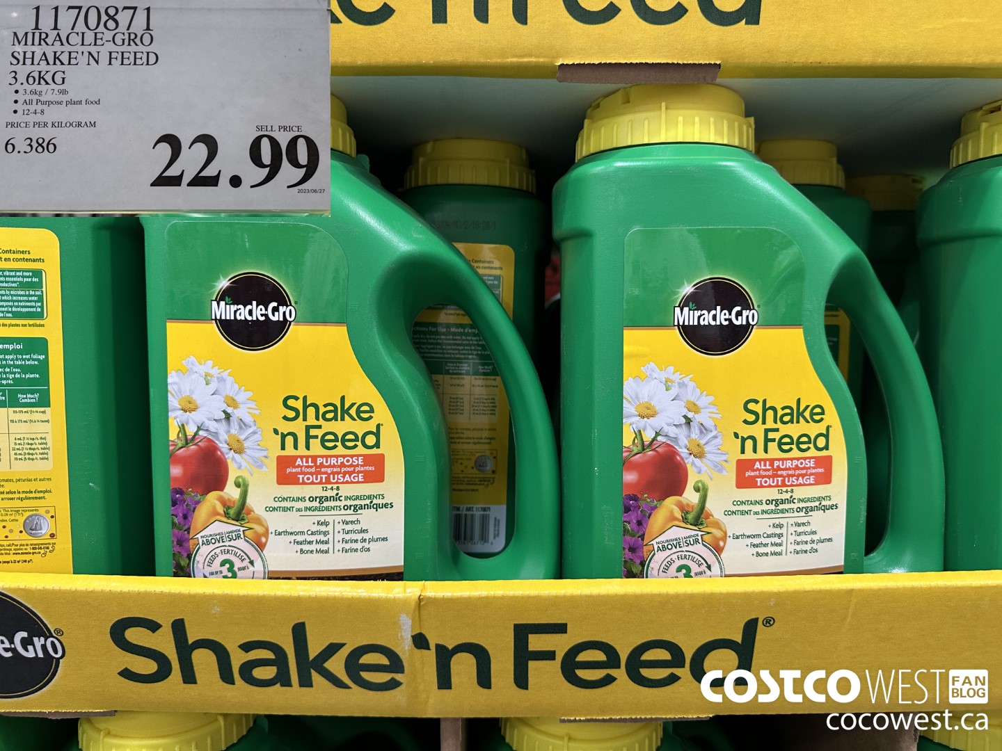 1170871 MIRACLE-GRO SHAKE'N FEED 3.6KG $22.99