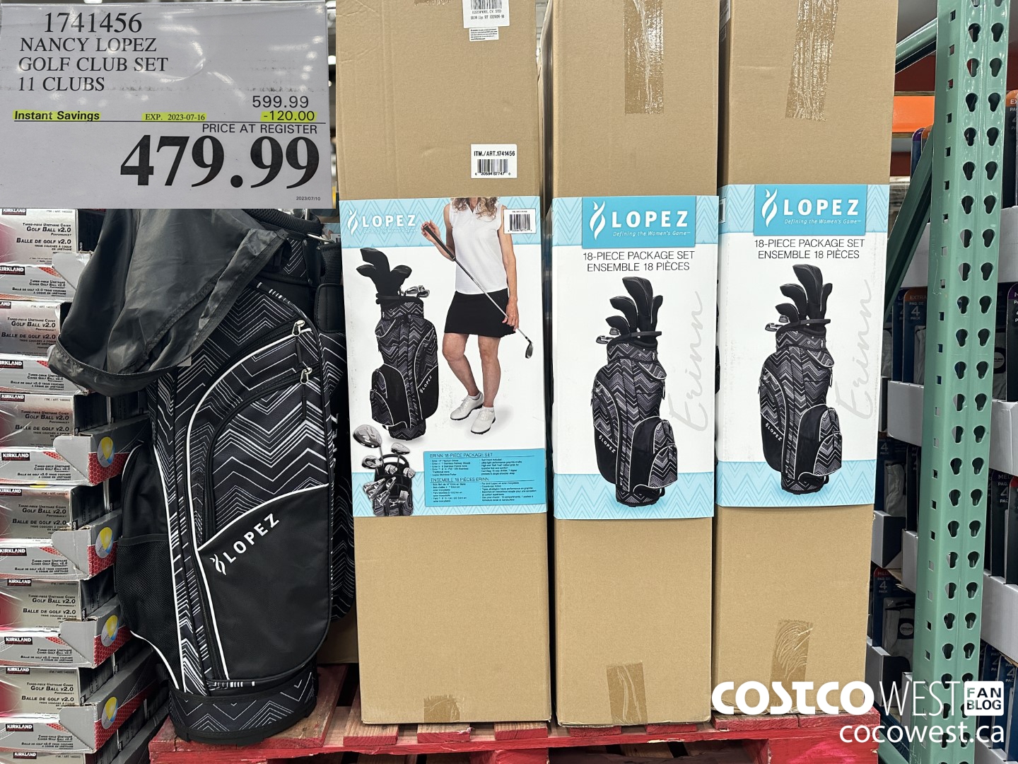 1741456 NANCY LOPEZ GOLF CLUB SET 11 CLUBS ($120.00 INSTANT SAVINGS EXPIRES ON 2023-07-16) $479.99