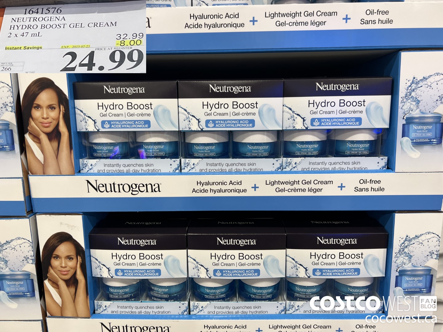 1641576 NEUTROGENA HYDRO BOOST GEL CREAM 2 X 47 ML ($8.00 INSTANT SAVINGS EXPIRES ON 2023-07-23) $24.99