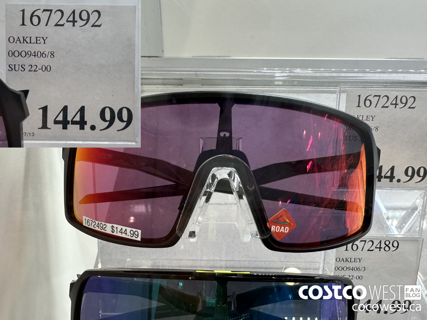 1672492 OAKLEY 0OO9406/8 SUS 22-00 $144.99