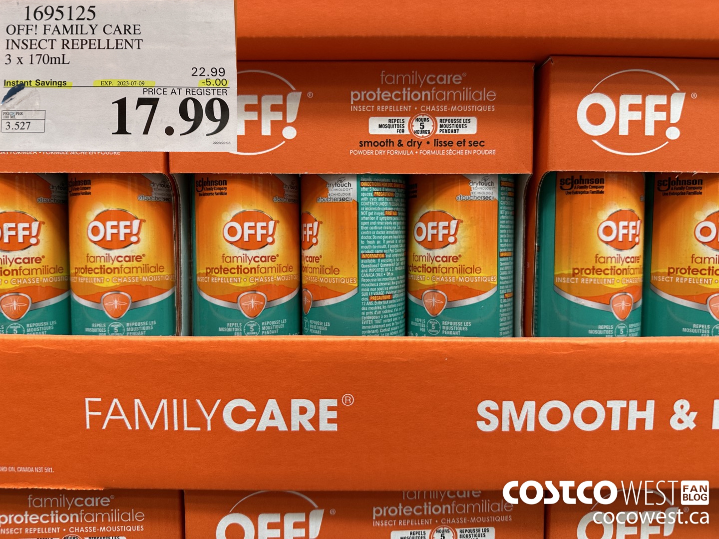 1695125 OFF! FAMILY CARE 3 PACK 3x 170mL ($5.00 INSTANT SAVINGS EXPIRES ON 2023-07-09) $17.99